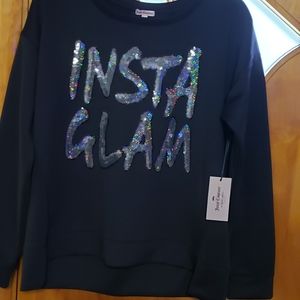 JUICY Couture Insta Glam Sequin Top  NWT